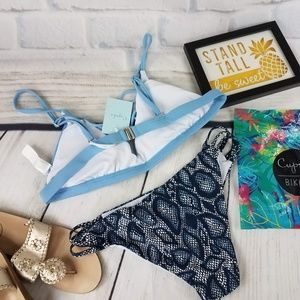 Cupshe Swim Cupshe Salty Sea Breeze Bikini Nwt Poshmark
